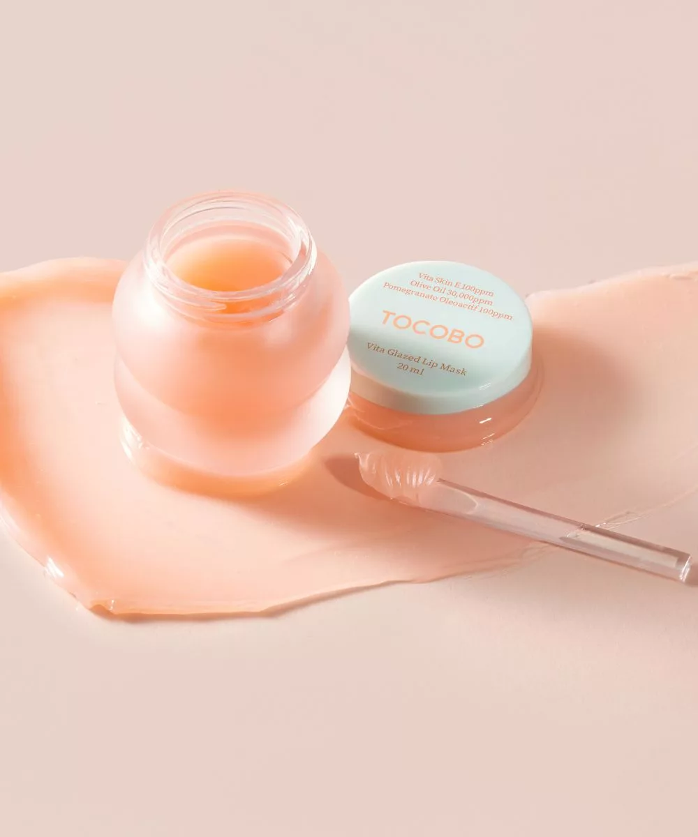 VITA GLAZED LIP MASK - TOCOBO - Masca de noapte pentru buze uscate