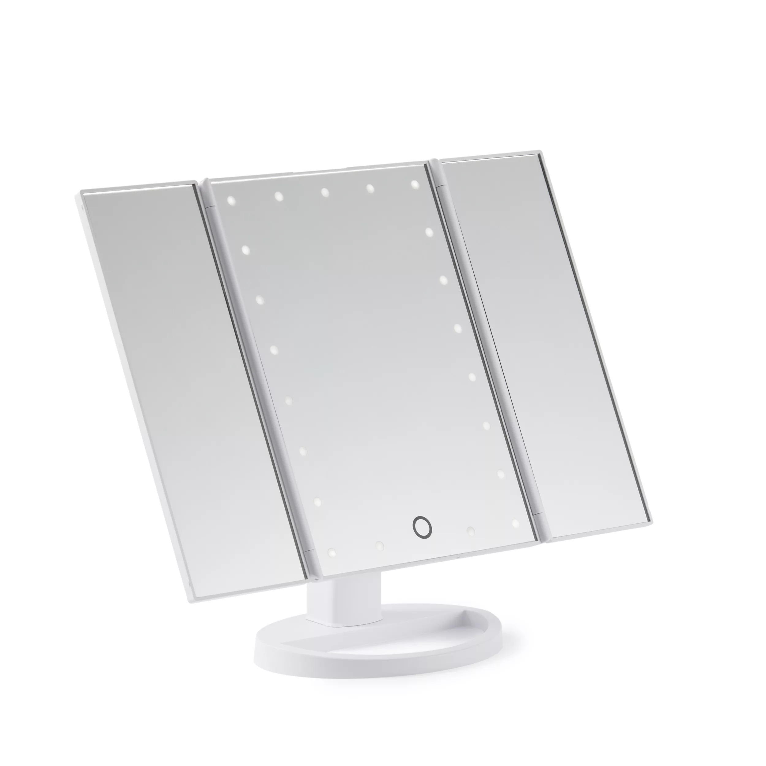 ORIGINAL TRI FOLDED LIGHTED MIRROR