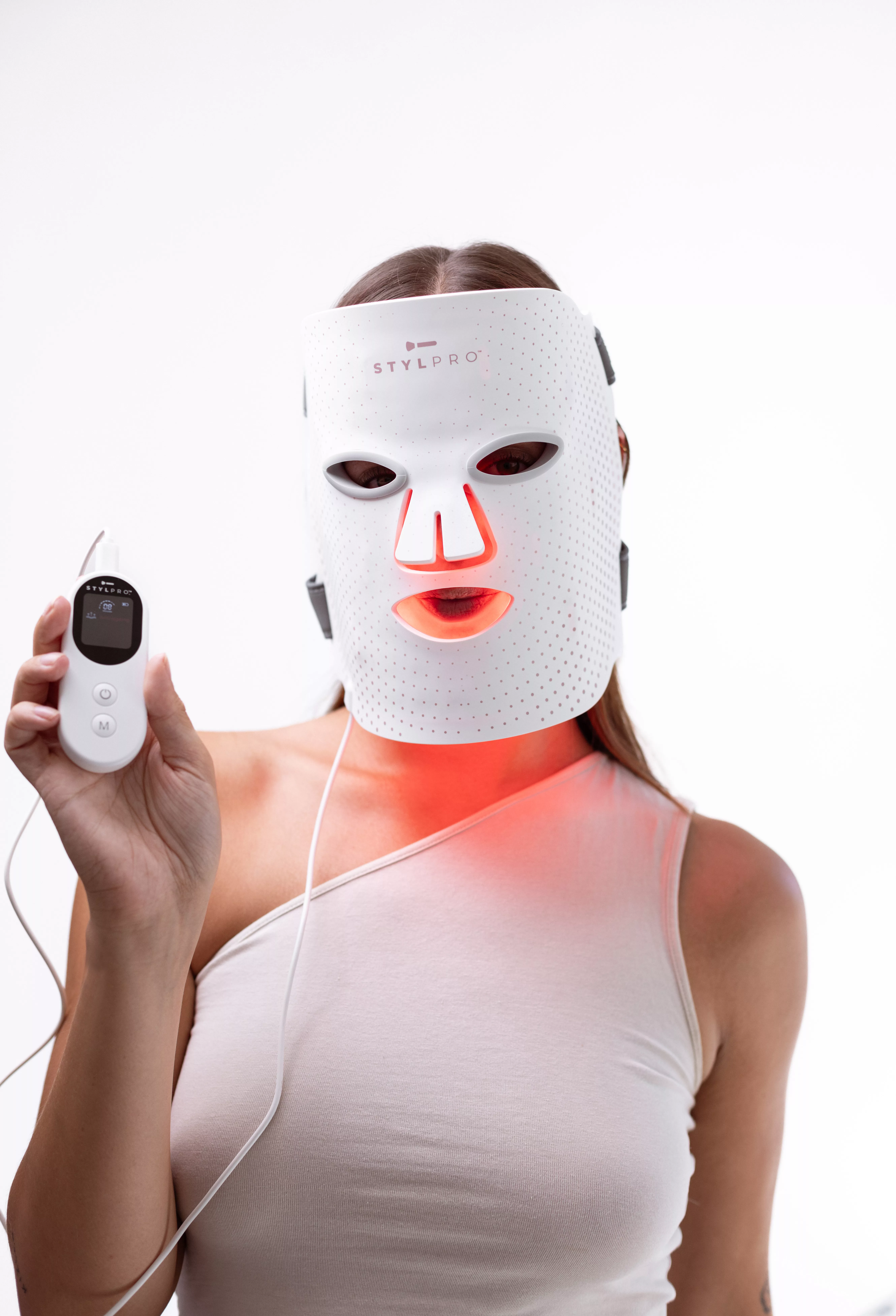 LED FACE MASK - STYLPRO - Wavelength LED Mask foloseste 4 tipuri