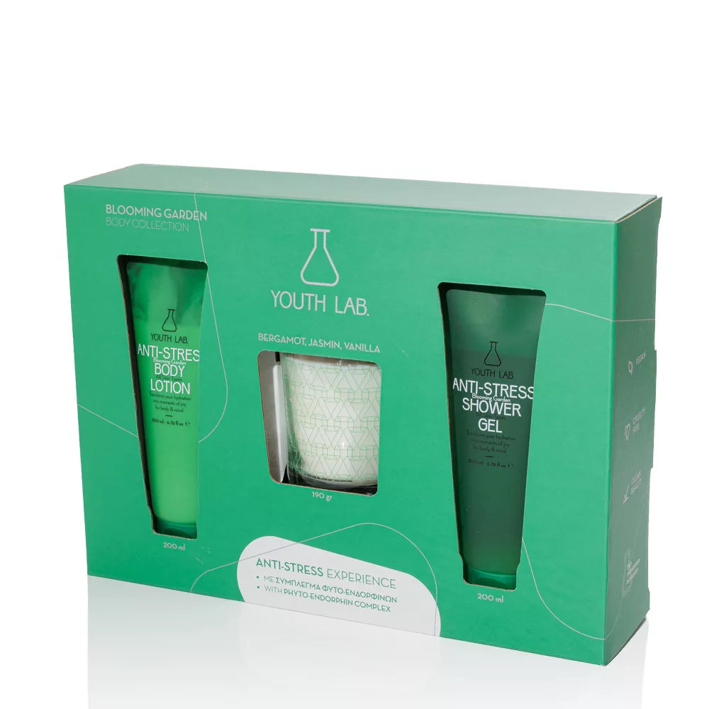 BLOOMING GARDEN BODY & CANDLE SET