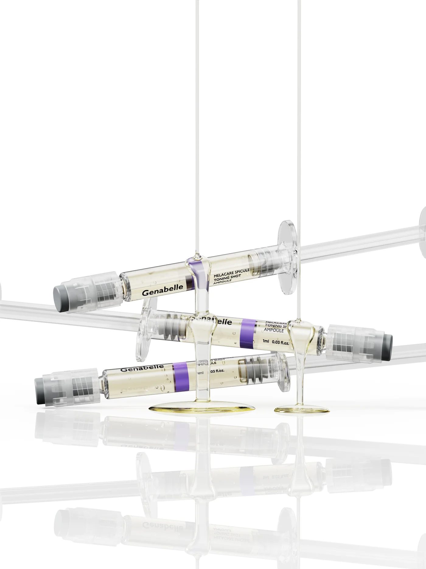 MELACARE SPICULE TONING SHOT AMPOULE, 3buc x 1 ml - GENABELLE