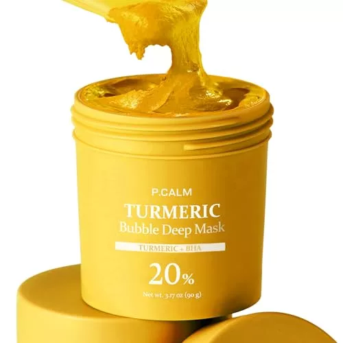 P.CALM TURMERIC BUBBLE DEEP MASK