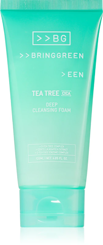 BRINGGREEN TEA TREE CICA DEEP CLEANSING FOAM 120ML