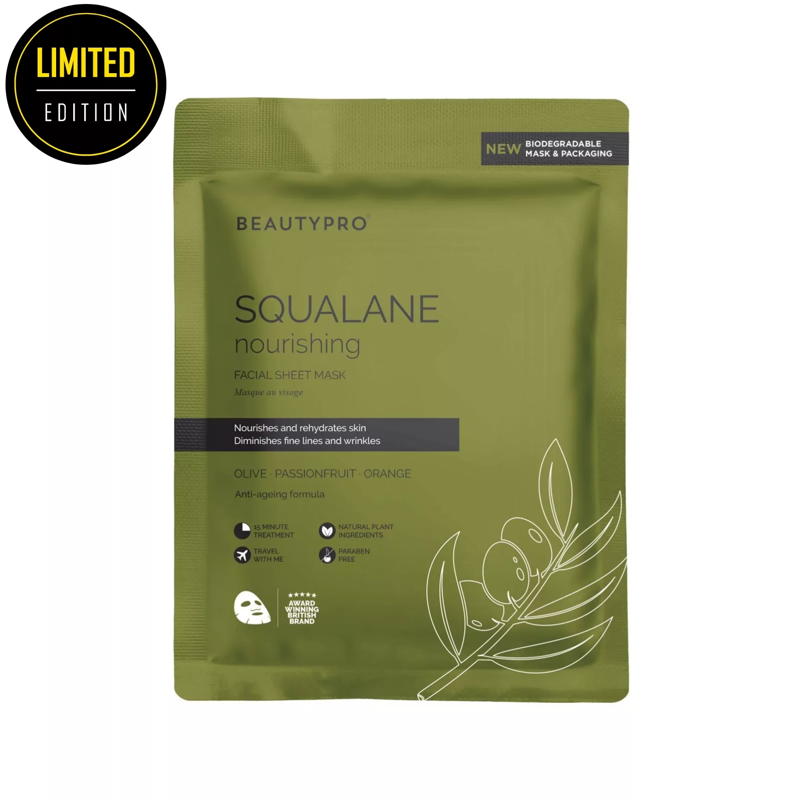 SQUALANE NOURISHING FACIAL SHEET MASK