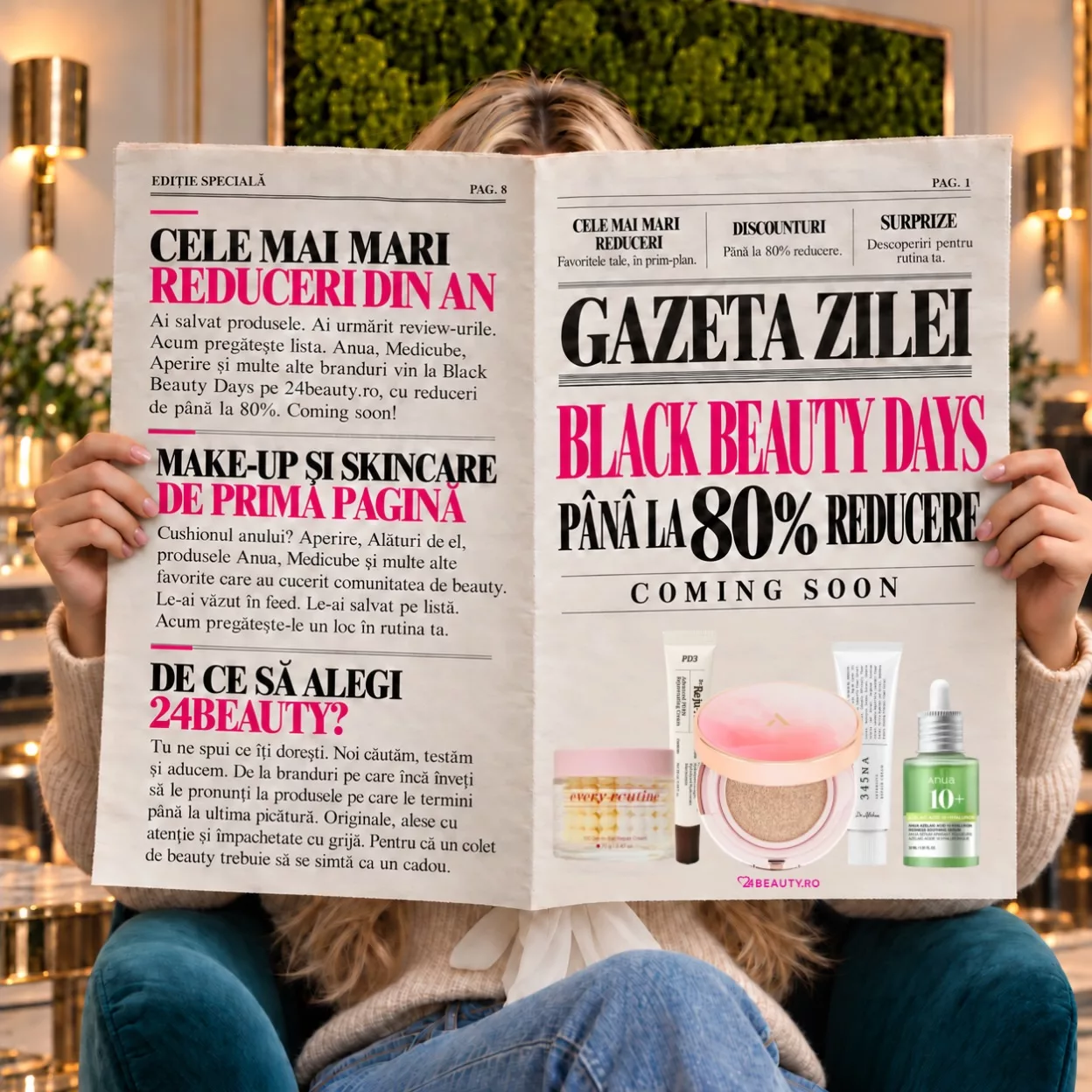 Postare Instagram de la 24beauty