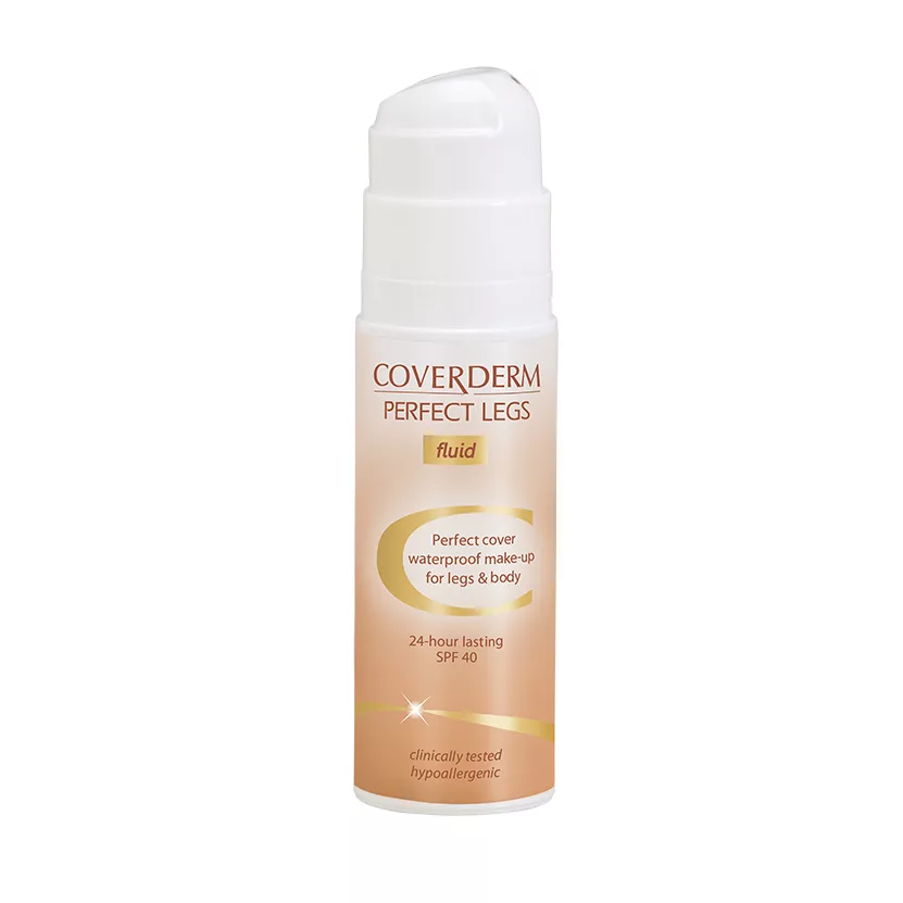 PERFECT LEGS FLUID SPF40 D4 - COVERDERM - Fond de ten fluid pentru