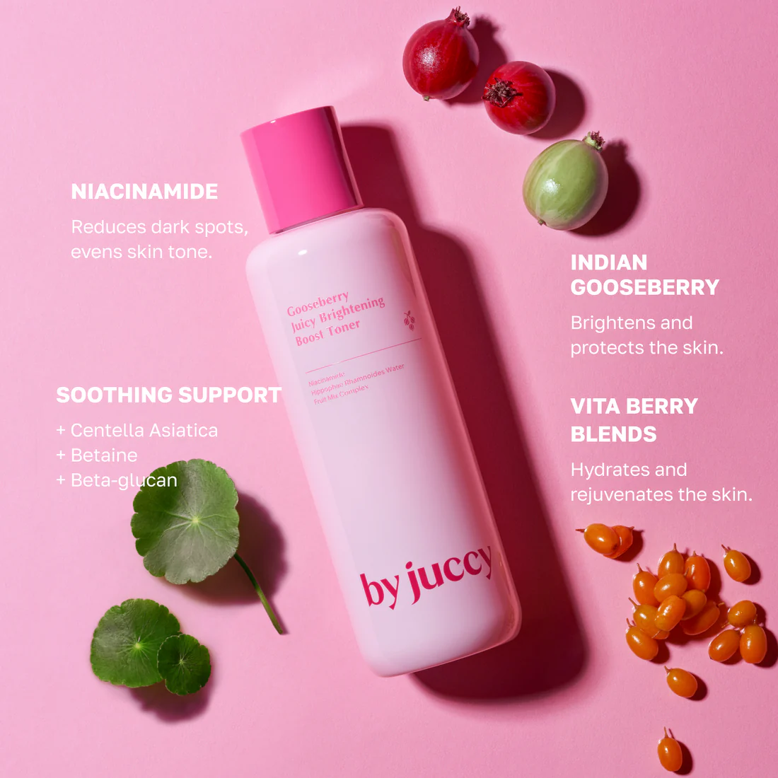 GOOSEBERRY JUICY BRIGHTENING BOOST TONER – Imaginea 2