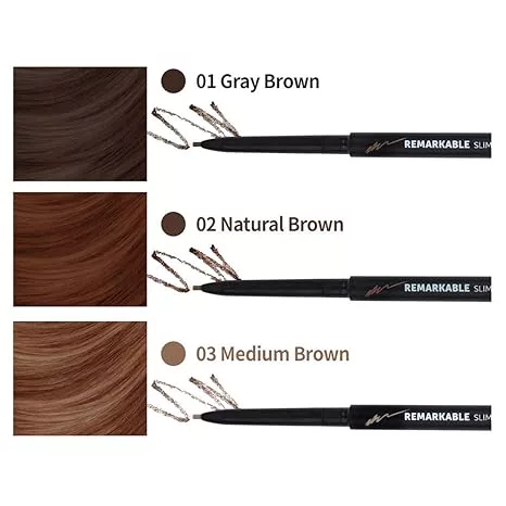 REMARKABLE SLIM BROW PENCIL no.02 – Imaginea 2