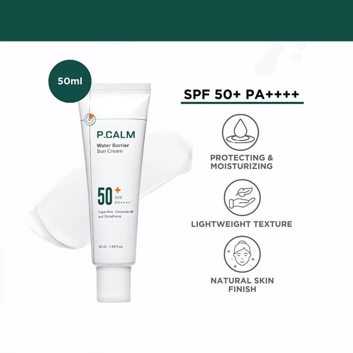 P.CALM WATER BARRIER SUN CREAM SPF50+ PA++++, 50 ml – Imaginea 3