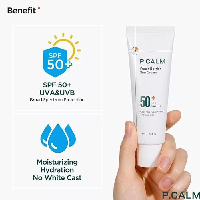 P.CALM WATER BARRIER SUN CREAM SPF50+ PA++++, 50 ml – Imaginea 2