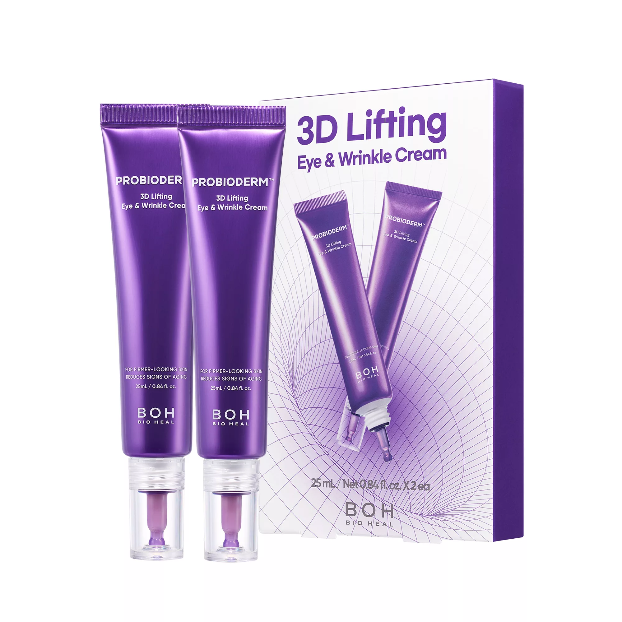 BIOHEAL BOH PROBIODERM 3D LIFTING EYE  CREAM 2x25ML – Imaginea 2