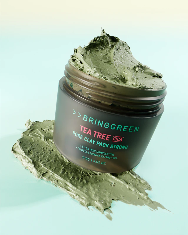 BRINGGREEN TEA TREE CICA PORE CLAY PACK S 100G – Imaginea 2