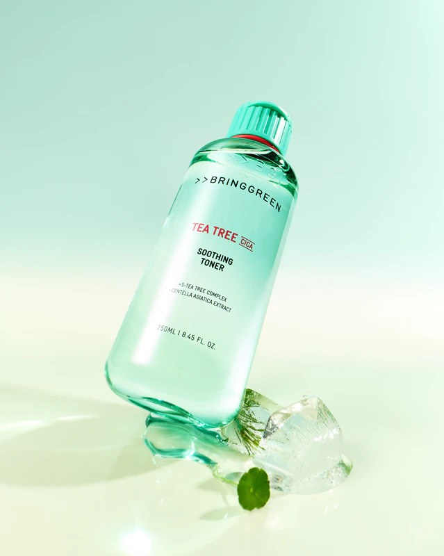 BRINGGREEN TEATREE CICA SOOTHING TONER 250ML – Imaginea 2
