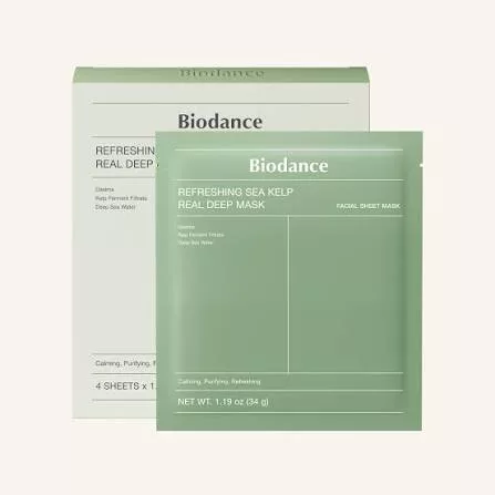 BIODANCE REFRESHING SEA KELP REAL DEEP MASK, 1 buc – Imaginea 2