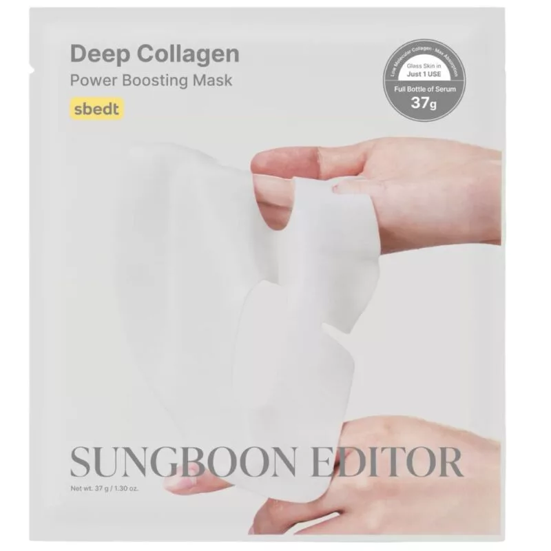 SUNGBOON EDITOR DEEP COLLAGEN POWER BOOSTING MASK, 10 buc