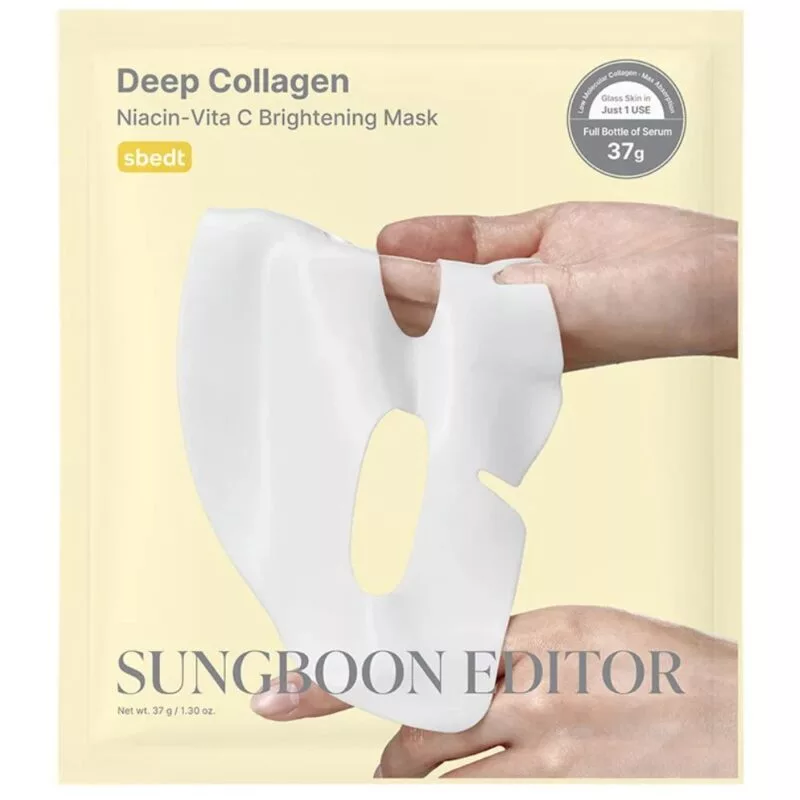 SUNGBOON EDITOR DEEP COLLAGEN NIACIN VITA C BRIGHTENING MASK – 1 buc
