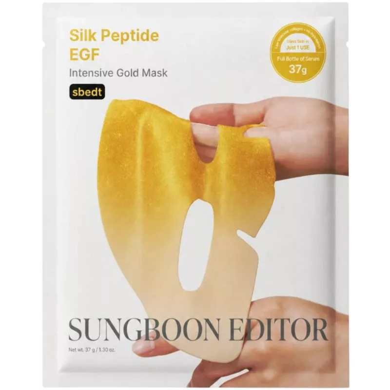SUNGBOON EDITOR SILK PEPTIDE EGF INTENSIVE GOLD MASK, 4 buc