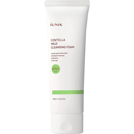 IUNIK CENTELLA MILD CLEANSING FOAM, 120 ml