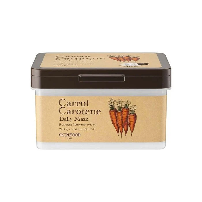 SKINFOOD CARROT CAROTENE DAILY MASK, 30 buc