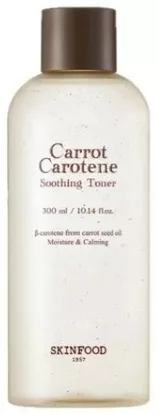 SKINFOOD CARROT CAROTENE SOOTHING TONER, 300 ml